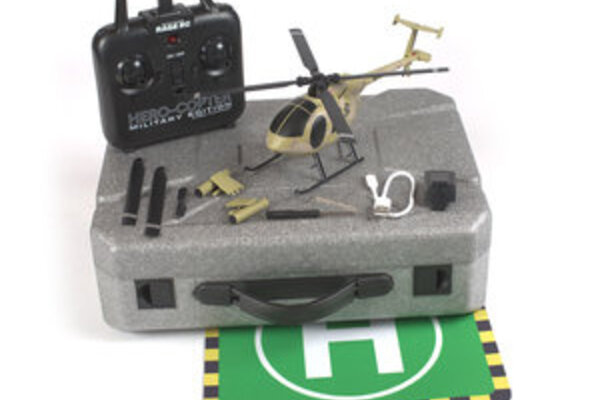 RAGE RC RGR6100	Hero-Copter Military, 4-Blade RTF Heli; Army