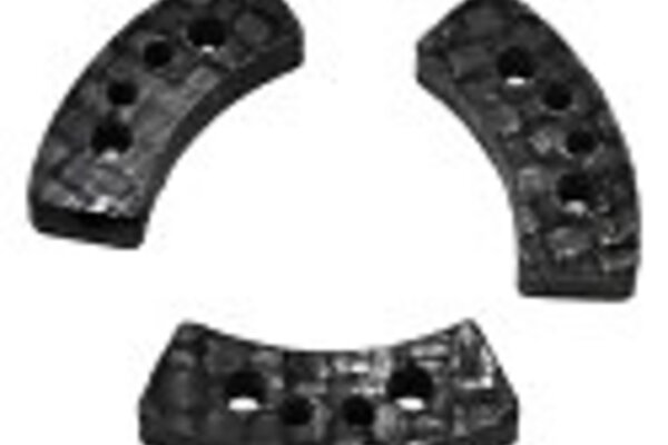 Hot Racing HRATRX15GSL  Carbon Fiber Long Slipper Clutch Pads, 3pcs, for Traxxas