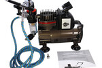 Spaz Stix SZX50000  Dual Action Gravity Feed Airbrush & Air Compressor Combo