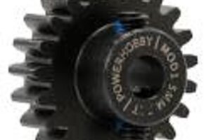 Powerhobby PHBPH18TM5	Hardened Steel 18T Mod1 5mm Pinion Gear with 2 Grub Screws