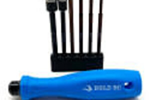 BOLD-RC BOL10630  1/8th Tool Set, 1/4" Quick Drive Hex & Nut Driver 6 Piece Set w/Handle