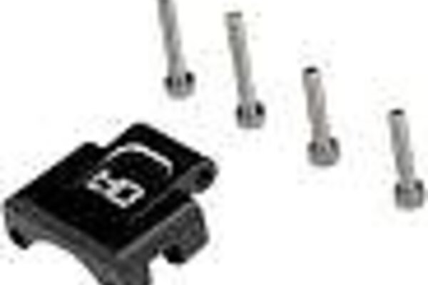 Hot Racing HRASXTF09U01 Aluminum Rear Axle Truss Upper Link Mount SCX 24