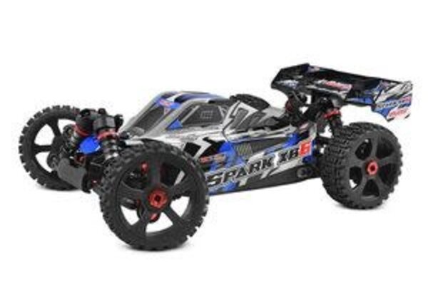 Corally (Team Corally) COR00485-B  Spark XB6 1/8 6S Basher Buggy, ROLLER, Blue