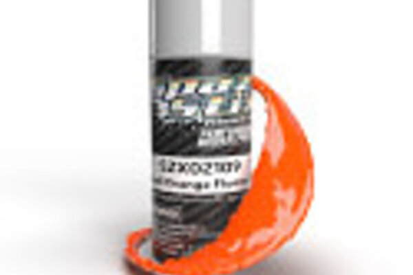 Spaz Stix SZX02109  Fireball Orange Fluorescent Aerosol Paint, 3.5oz Can