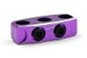 YEA-YA-0487PP  Yeah Racing 12-14AWG Aluminum Wire Organizer Clamp (Purple)