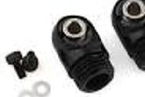 Incision INCIRC00514  Incision S8E Machined Aluminum Shock Caps (Black) (2)