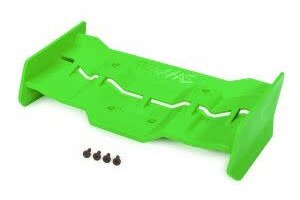 Traxxas 7821G  Wing, green/ 4x12mm FCS (4)