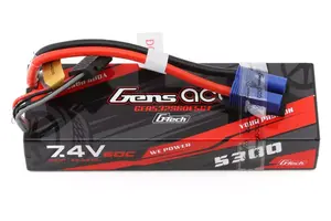 Gens ACE Gens Ace G-Tech Smart 2S LiPo Battery 60C (7.4V/5300mAh) w/EC5 Connector