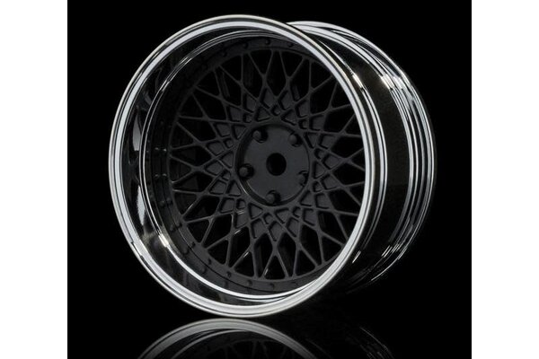 MST MXS-832103FBK  MST 501 Wheel Set (Flat Black) (4) (Offset Changeable)