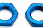 Team Associated ASC 81082  Wheel Nuts, 17mm Blue