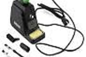 EcoPower ECP-3202  EcoPower 80W Adjustable Temperature Digital Soldering Station w/Alligator Clip Support Arms