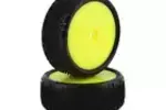 J Concepts JCO3182-201011   JConcepts Pin Swag 2.2" Pre-Mounted 4WD Front Buggy Carpet Tires (Yellow) (2) (Pink) w/12mm Hex J Concepts JCO3182-201011   JConcepts Pin Swag 2.2" Pre-Mounted 4WD Front Buggy Carpet Tires (Yellow) (2) (Pink) w/12mm Hex
