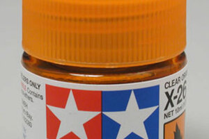 Tamiya TAM81526  Tamiya X-26 Clear Orange Acrylic Paint (10ml)