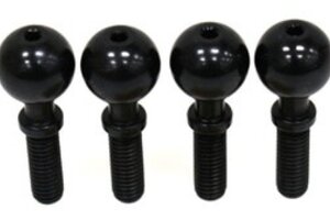 Corally (Team Corally) COR00180-123-1  Pivot Ball, Steel - Conical Shaft - 4pcs