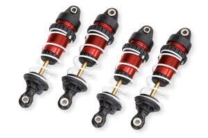 Traxxas 10765-RED   Red Aluminum Mini GTR Long Shocks & Springs (2)