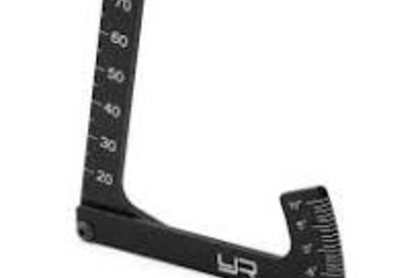Yeah Racing YEA-YT-0056BK  Yeah Racing Aluminum 3-in-1 Camber Gauge (Black)