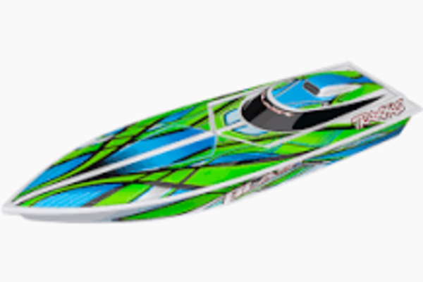 Traxxas 38104-1-GRN Blast: High Performance Race Boat with TQ™ 2.4GHz radio system