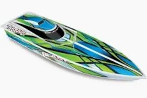 Traxxas 38104-1-GRN Blast: High Performance Race Boat with TQ™ 2.4GHz radio system