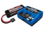 Traxxas 2996X Battery/charger completer pack (includes #2971 iD charger (1), #2889X 5000mAh 14.8V 4-cell 25C LiPo iD® battery (1))