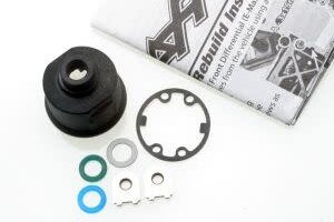 Traxxas 3978 Carrier, differential (heavy duty)/ x-ring gaskets (2)/ ring gear gasket/ bushings (2)/ 6x10x0.5 TW