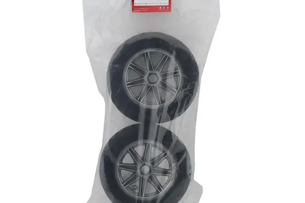 CEN Racing CEGCKR0506  CEN Fury Pre-Mounted Monster Truck Tires w/SS8 Plastic Wheels (2) (Chrome)