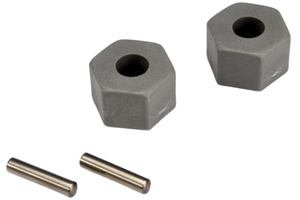 Traxxas 3654 12 mm Tall-Offset Wheel Hubs with Pins (2)