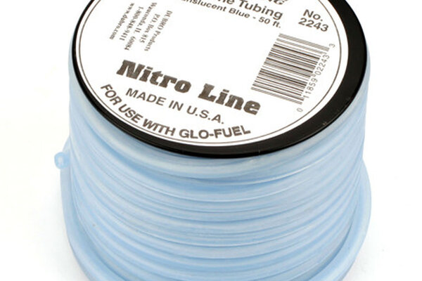 Dubro Nitro Line Silicone Fuel Tubing (blue) 1ft