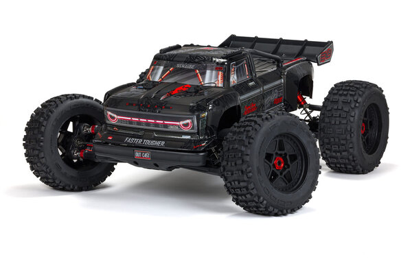 ARRMA 1/5 OUTCAST 8S EXB AVC 4X4 RTR Brushless Stunt Truck, Black