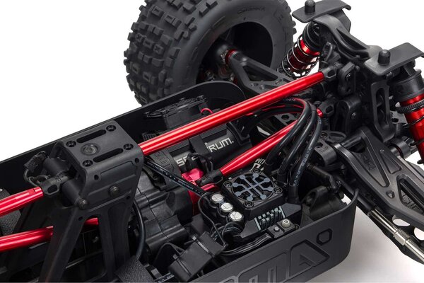 ARRMA 1/5 OUTCAST 8S EXB AVC 4X4 RTR Brushless Stunt Truck, Black