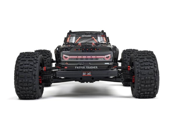 ARRMA 1/5 OUTCAST 8S EXB AVC 4X4 RTR Brushless Stunt Truck, Black