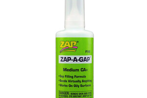 Pacer Technology PAAPT01  Zap-A-Gap CA+ Glue 2oz PT-01 Pacer Technology PAAPT01  Zap-A-Gap CA+ Glue 2oz PT-01