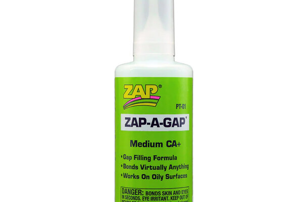 Pacer Technology PAAPT01  Zap-A-Gap CA+ Glue 2oz PT-01