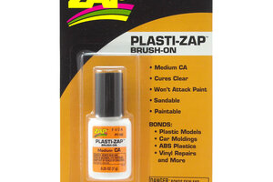 Pacer Technology Brush-On Plasti-Zap Glue 1/4oz
