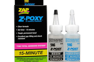 Pacer Technology Z-Poxy 15 Minute Epoxy 4 oz. Set
