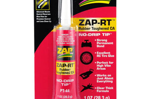 Pacer Technology Zap-RT Rubber Toughened CA 1oz Tube