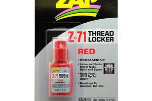 Pacer Technology Zap Z-71 Red Thread Locker 0.2oz Bottle