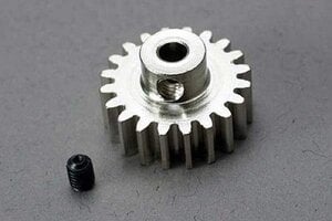 Traxxas Gear, 20-T pinion (32-p) (mach. steel)/ set screw 3950 DISCONTINUED