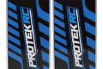 Protek RC PTK-1102-24  ProTek RC 2024 Universal Chassis Protective Sheet (Blue/Black) (2) (12.5x33.5cm)