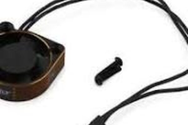 EXALT EXA9200  Team Exalt 30mm Aluminum High Voltage/Speed Motor Fan (Black/Gold)