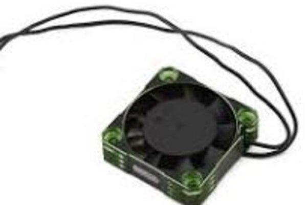 WHITZ RACING WRP-HC-GRN40  Whitz Racing Products 40mm HyperCool Aluminum Motor Cooling Fan (Neon Green)