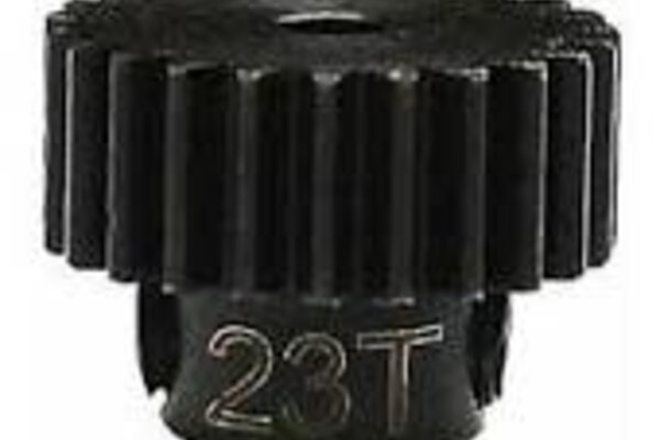 Hot Racing HRAMSG23M05   Hot Racing Mod 0.5 Hardened Steel Pinion Gear (2.3mm Bore) (23T)