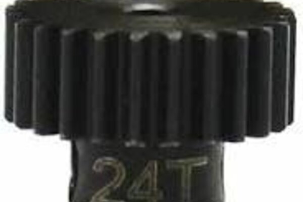 Hot Racing HRAMSG24M05 Hot Racing Mod 0.5 Hardened Steel Pinion Gear (2.3mm Bore) (24T)