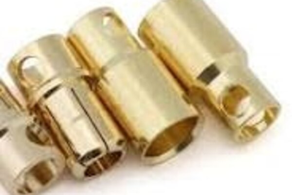 EXCELERATE XCE-0157  eXcelerate 8mm Bullet Connectors (2 Male/2 Female)