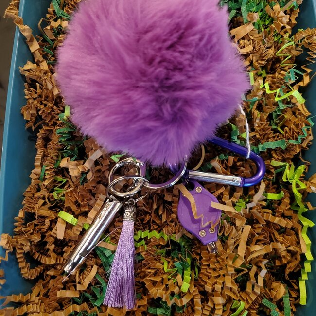 SI076 Pom Pom Keychains
