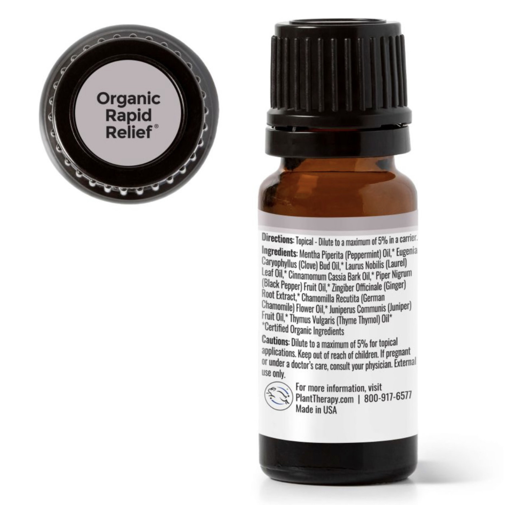 Plant Therapy Organic Rapid Relief Essential Oil Blend