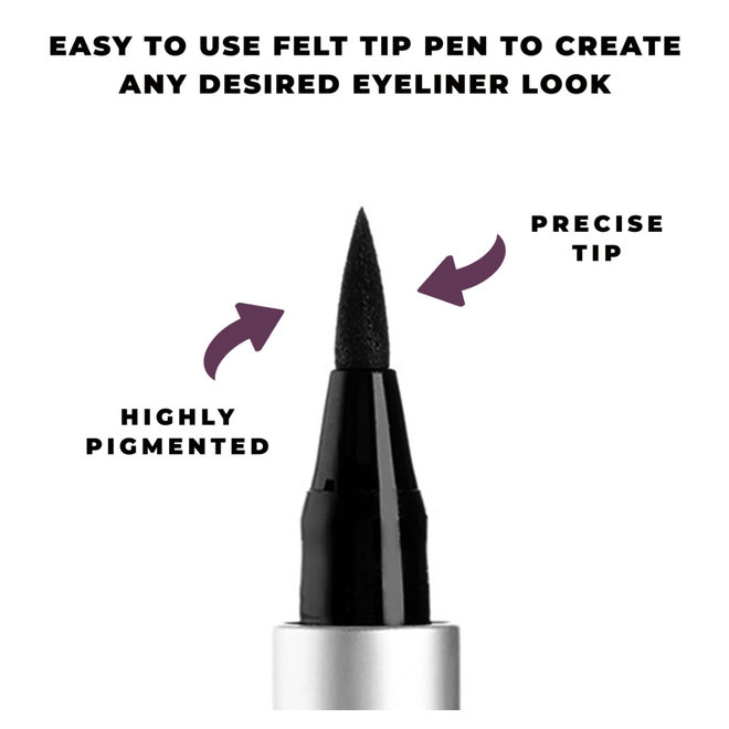 Liquid Eyeliner Pen: FS Soft Black Sheen