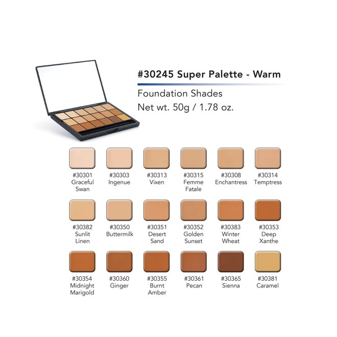 Glamour Crème Ultra HD Foundation Super Palettes