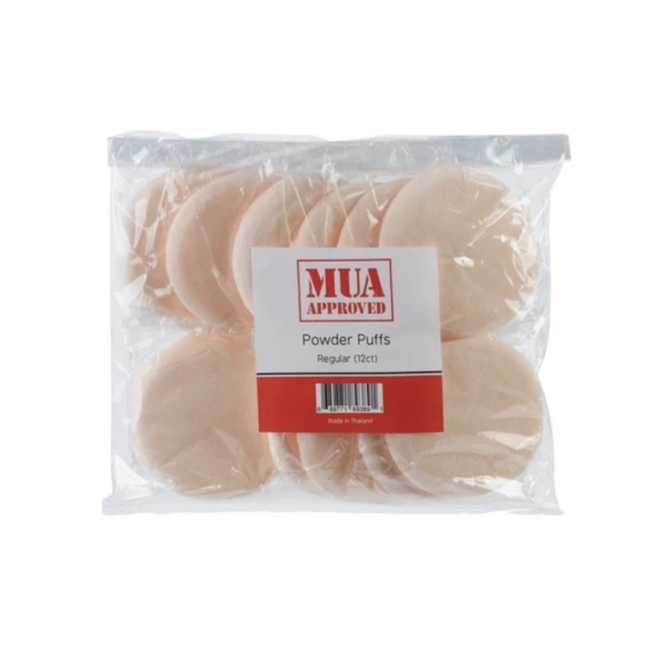MUA Approved Powder Puffs 12 count