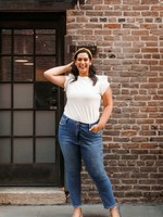 Vervet by Flying Monkey Plus Size High Rise Straight Jeans