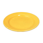 Pale Yellow Ceramic Plate